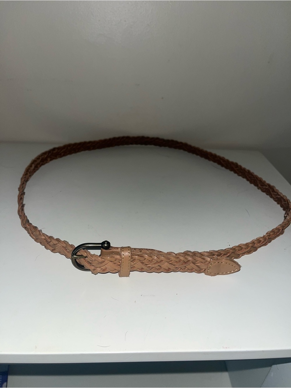 Old Navy Braided Leather Belt in Light Brown